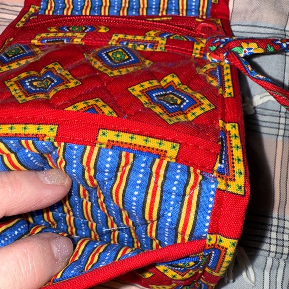 Vera Bradley Vintage Colorful Patterned Women's Wallet - Picture 5 of 9